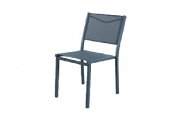 Alu. Armless Dining Chair