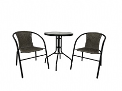 3PCS Rattan Bistro Set